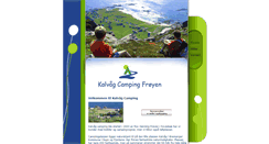 Desktop Screenshot of kalvaagcamping.com