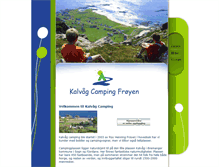 Tablet Screenshot of kalvaagcamping.com